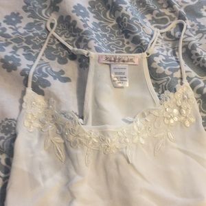 NWT A-symmetrical bridal chemise